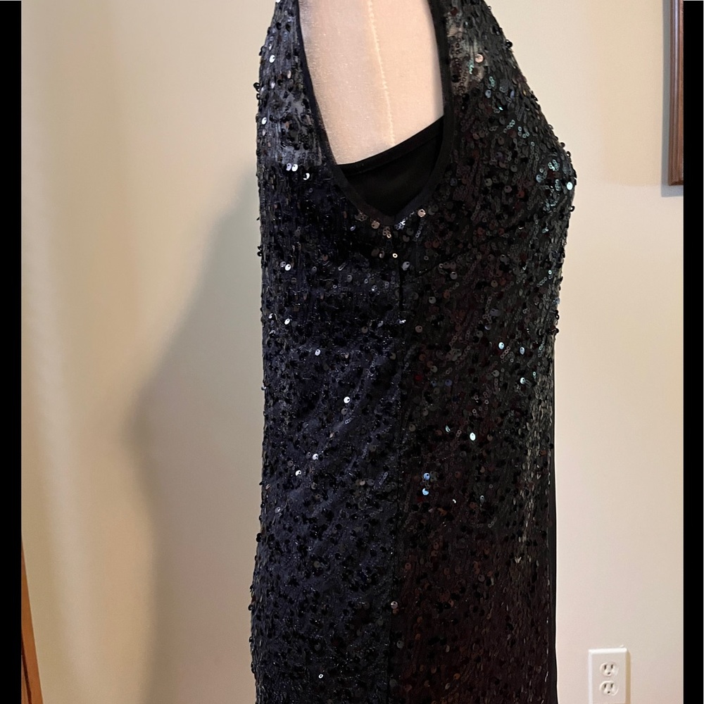 Laundry by Design Black Sequin Dress - Picture 3 of 8